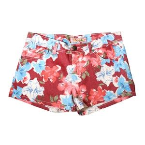 *Never Worn* Crunch Floral Denim Shorts